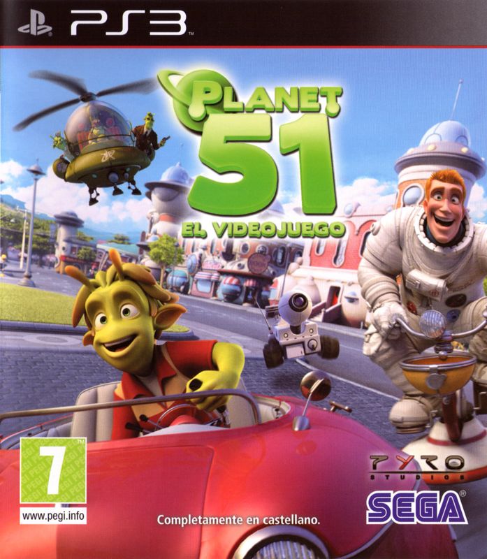 Planet 51 box art for Playstation 3